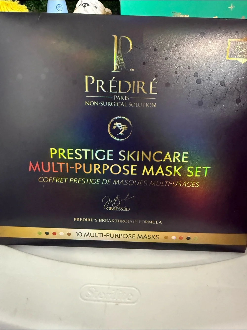 Prestige Skincare Multi-Purpose Mask Set — Gold, Silver, Red, Black, Green